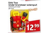 eddy toys kinder brandweer waterspuit