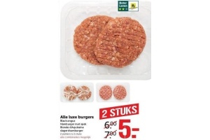 alle luxe burgers