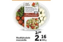 maaltijdsalade mozzarella