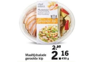 maaltijdsalade gerookte kip