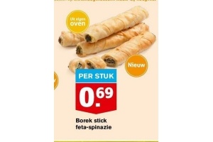 borek stick feta spinazie