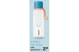 drinkfles met infuser