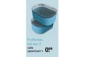 fruitbakje set van 2