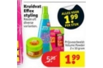 kruidvat effex styling