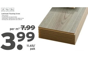 laminaat flooring 6 mm