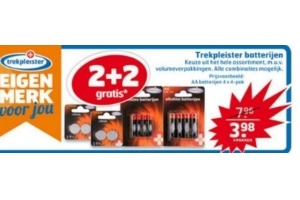 trekpleister batterijen