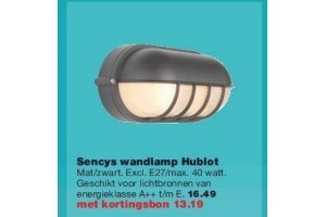 sencys wandlamp hublot