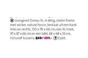 loungeset donau nu eur699 per stuk