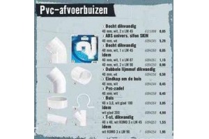 pvc afvoerbuizen