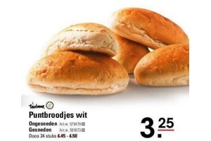 puntbroodjes wit