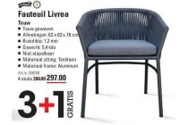 fauteuil livrea