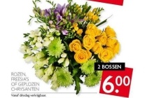 rozen freesia s of geplozen chrysanten