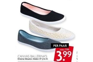 canvas ballerina s