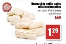 boonacker petit pains of kaiserbroodjes