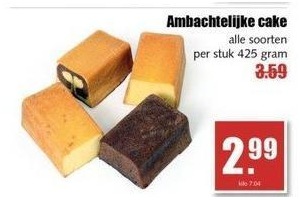 ambachtelijke cake