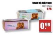 g woon koekrepen