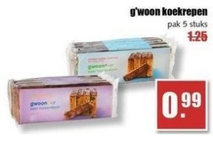 g woon koekrepen