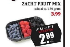 zacht fruit mix