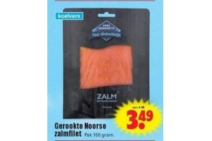 gerookte noorse zalmfilet