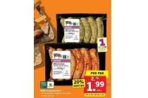 bbq braadworstjes nu eur1 99 per pak