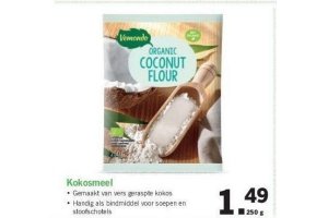 kokosmeel nu eur1 49 per 200 gram