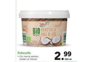 vita d or kokosolie nu eur2 99 per stuk