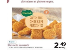 glutenvrije kipnuggets nu eur2 49 per stuk