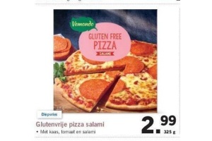 glutenvrije pizza nu eur2 99 per stuk