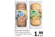 glutenvrije broodjes nu eur1 99 per stuk