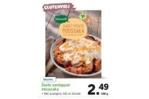 zoete aardappelmoussaka nu eur2 49 per stuk