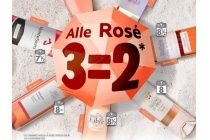 alle rose wijnen nu 3 halen 2 betalen