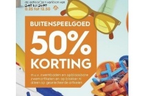 50 korting op buitenspeelgoed