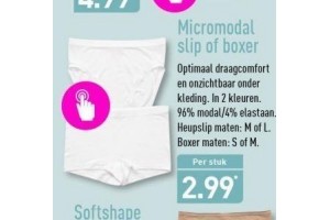 micromodal slip of boxer