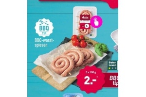 bbq worst spiesen