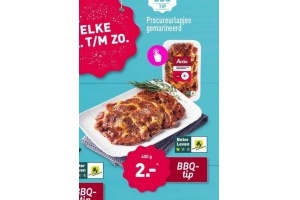 procureurlapjes gemarineerd