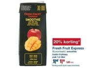 20 korting op fresh fruit express