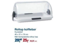 roltop koffiebar nu eur25 per stuk