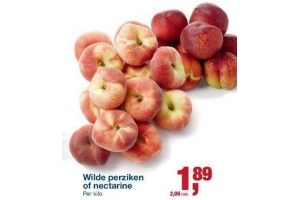 wilde perziken of nectarines