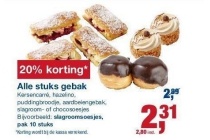 alle gebakjes