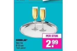 dienblad nu eur2 99 per stuk