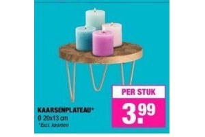 kaarsenplateau nu eur3 99 per stuk