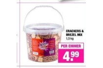 crackers en brezel mix nu eur4 99 per emmer