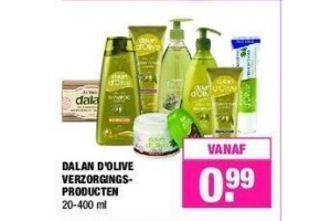 dalan d olive verzorgingsproducten nu eur0 99 per stuk