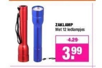 zaklamp nu eur3 99 per stuk