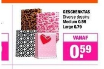 geschenktas nu al vanaf eur0 59