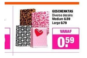 geschenktas nu al vanaf eur0 59