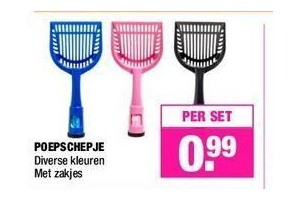 poepschepje nu eur0 99 per set