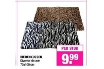 dierenkussen nu eur9 99 per stuk