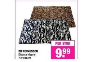 dierenkussen nu eur9 99 per stuk