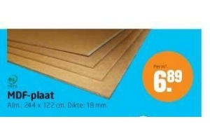 mdf plaat